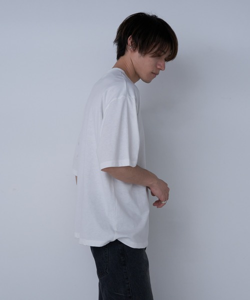 COLONY 2139（コロニートゥーワンスリーナイン）の「ボックスプリントTシャツ（Tシャツ/カットソー・メンズ・ホワイト/ブラック・MEDIUM/LARGE）」の8枚目の写真