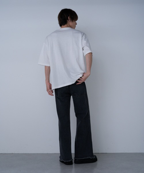 COLONY 2139（コロニートゥーワンスリーナイン）の「ボックスプリントTシャツ（Tシャツ/カットソー・メンズ・ホワイト/ブラック・MEDIUM/LARGE）」の17枚目の写真