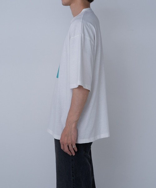 COLONY 2139（コロニートゥーワンスリーナイン）の「ボックスプリントTシャツ（Tシャツ/カットソー・メンズ・ホワイト/ブラック・MEDIUM/LARGE）」の20枚目の写真