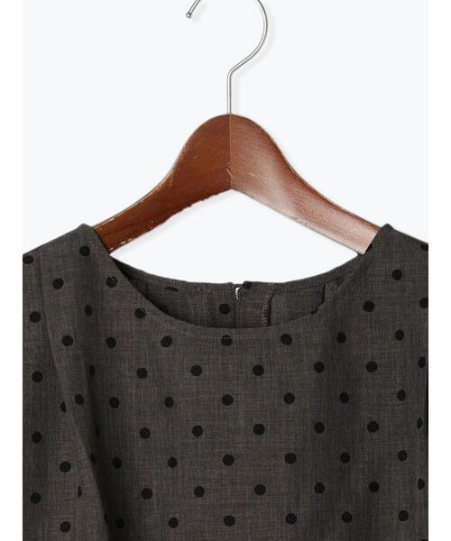 Te chichi（テチチ）の「ドットタックディテールブラウス（セットアップ可）（シャツ/ブラウス・レディース・ベージュ/チャコールグレー・F）」の17枚目の写真