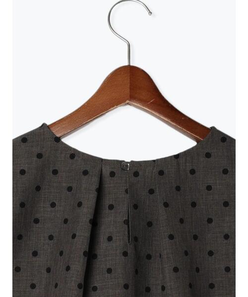 Te chichi（テチチ）の「ドットタックディテールブラウス（セットアップ可）（シャツ/ブラウス・レディース・ベージュ/チャコールグレー・F）」の20枚目の写真