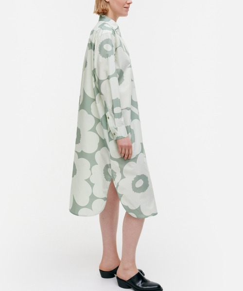 セール】Unikko / co poplin shirt dress（ワンピース