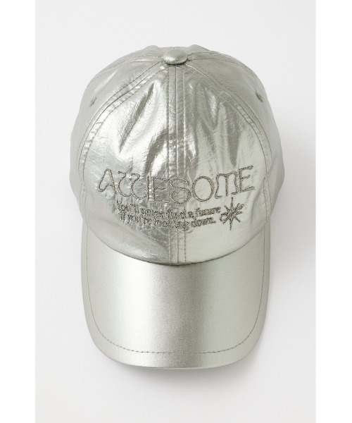 MOUSSY（マウジー）の「EMBROIDERY キャップ（キャップ・レディース・ブラック/カーキ・FREE）」の9枚目の写真