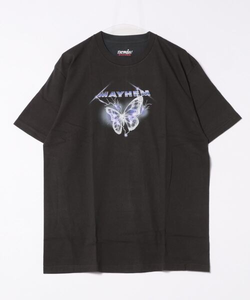 B.I.D.（ビーアイディー）の「《MAYHEM》graphic T（Tシャツ/カットソー・レディース・グレー/ブラック・LARGE/MEDIUM）」の2枚目の写真