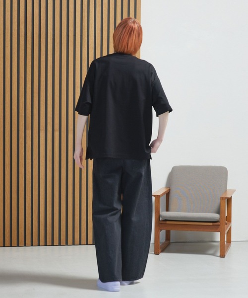 STERNBERG(スタンバーグ)の「ツイストデニムワイドパンツ(デニムパンツ・メンズ・グレー/ブラック・LARGE/X-SMALL/MEDIUM/SMALL)」の11枚目の写真