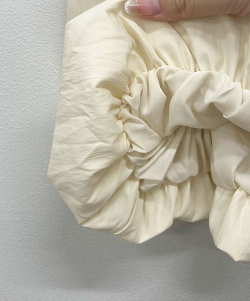 Futier land(フューティアランド)の「バルーンキャミビスチェ(キャミソール・レディース・イエロー/ホワイト/ブラック・FREE)」の14枚目の写真