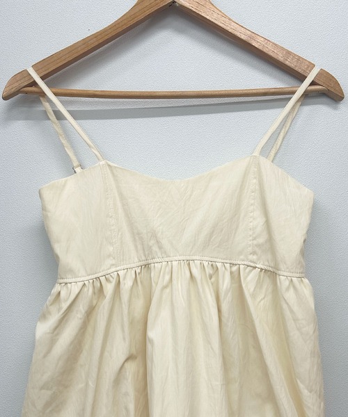 Futier land(フューティアランド)の「バルーンキャミビスチェ(キャミソール・レディース・イエロー/ホワイト/ブラック・FREE)」の10枚目の写真