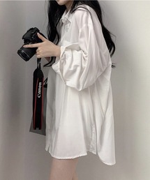 リラックスフィット ビッグシルエットシャツ