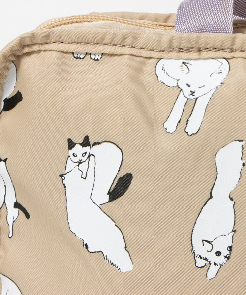 cache cache(カシュ カシュ)の「カシュカシュ cachecache / naabコラボキャットポーチ(ポーチ・レディース・ブラック/ベージュ/イエロー/グリーン・FREE)」の18枚目の写真