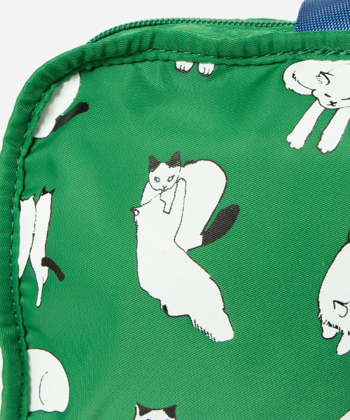 cache cache(カシュ カシュ)の「カシュカシュ cachecache / naabコラボキャットポーチ(ポーチ・レディース・ブラック/ベージュ/イエロー/グリーン・FREE)」の22枚目の写真