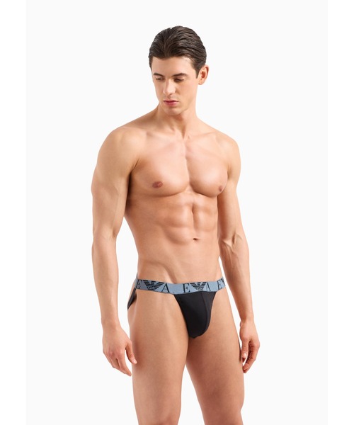 【セール】【エンポリオ アルマーニ】ジョックストラップ2枚セット ボールドモノグラムロゴ（ブリーフ）｜EMPORIO ARMANI（エンポリオアルマーニ）