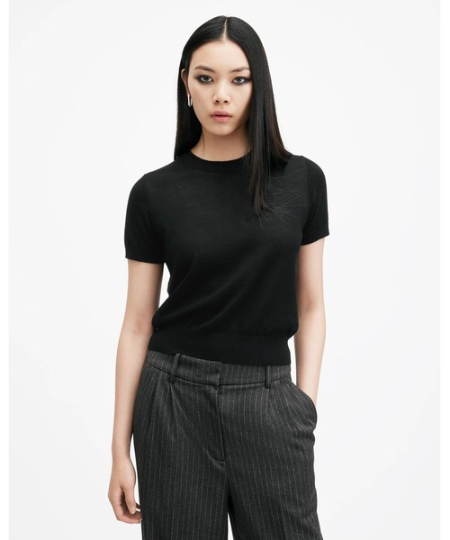tシャツ BERN CREW NECK MERINO WOOL T-SHIRT | BERN クルー ネック メリノウール Tシャツ レディース メリノウール 日本製 tシャツ インナー 登山 シャツ 長袖