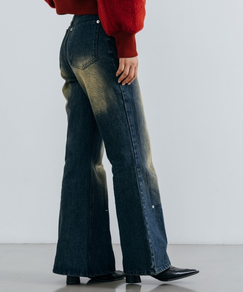 Lui's（ルイス）の「【cierio /シエリオ 】 スタッズデニムパンツ（デニムパンツ・レディース・インディゴブルー/ブラック・2/1）」の21枚目の写真