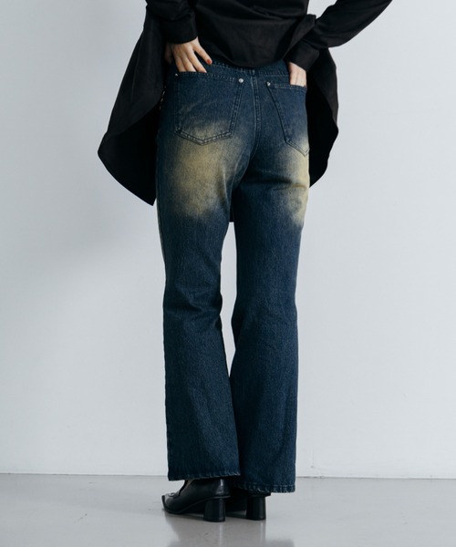 Lui's（ルイス）の「【cierio /シエリオ 】 スタッズデニムパンツ（デニムパンツ・レディース・インディゴブルー/ブラック・2/1）」の17枚目の写真