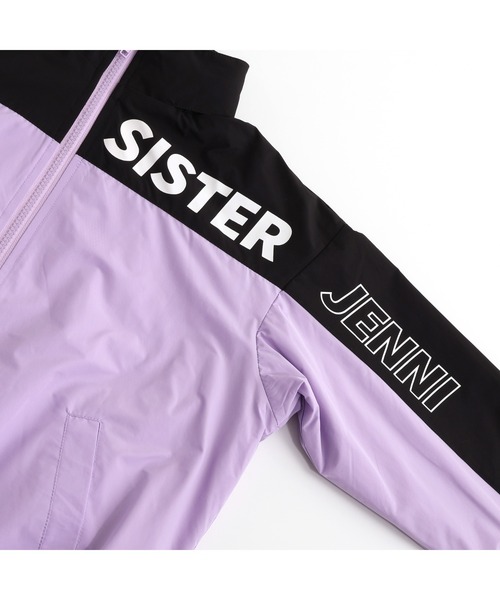 SISTER JENNI(SISTER JENNI)の「フード収納ロゴウィンドブレーカー(ナイロンジャケット・キッズ・ブラック/ラベンダー・150cm/160cm/130cm/140cm)」の17枚目の写真