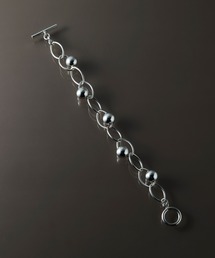 YArKA（ヤーカ）の「【YArKA/ヤーカ】oval chain with ball mix design bracelet [luslep8] / 楕円とボールのデザインブレスレット（ブレスレット）」