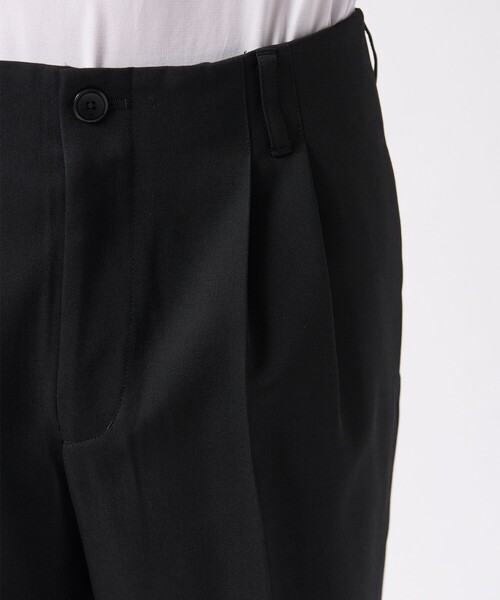 th products(ティーエイチプロダクト)の「【th products/ティーエイチプロダクツ】QUINN/Wide Tailored Pants(スラックス・メンズ・ブラック・2/1)」の7枚目の写真