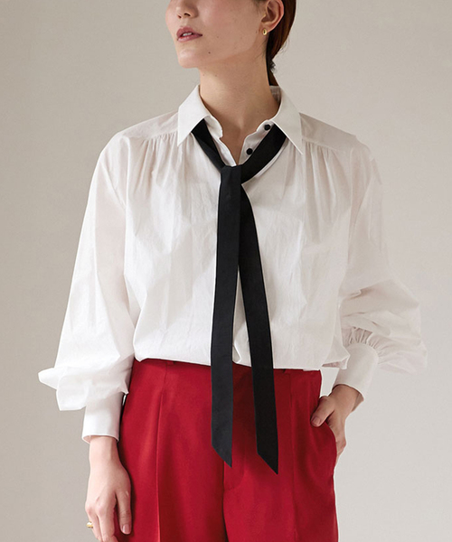 VERMEIL par iena COUTURE DADAM ボウタイブラウス IENA - VERMEIL par iena COUTURE DADAM ボウタイブラウスの通販 by