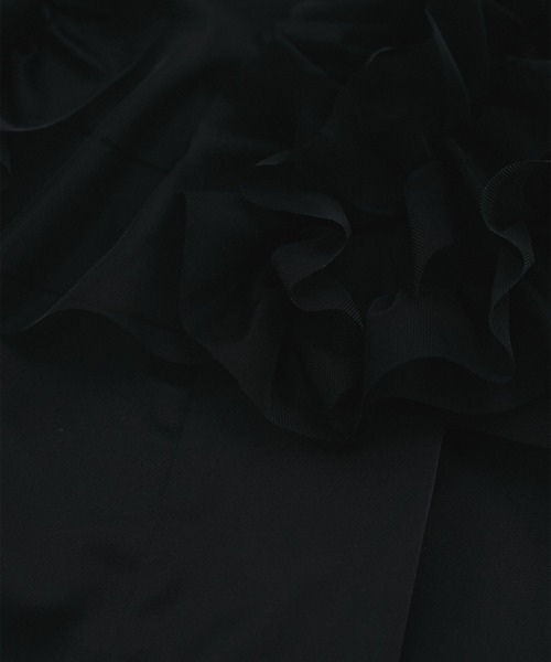 VIS(ビス)の「【新色追加】【VISDRESS】チュールフリルセットオールインワン【低身長向けサイズ有】(つなぎ/オールインワン・レディース・ブラウン系その他/ブラック/ライトグリーン・M/PM)」の20枚目の写真