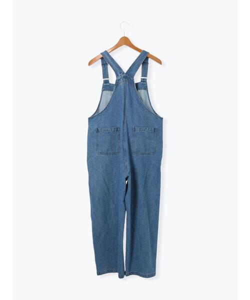 Lugnoncure（ルノンキュール）の「フロントジップオーバーオール（サロペット/オーバーオール・レディース・ネイビー/ブルー・F）」の9枚目の写真
