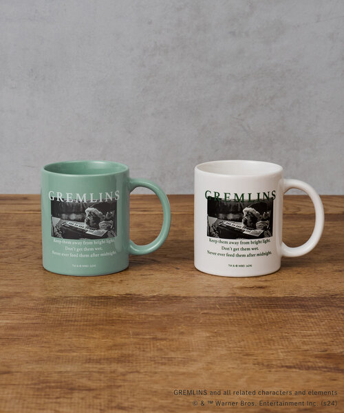 BIRTHDAY BAR（バースデイバー）の「【GREMLINS グレムリン】ギズモ　マグカップ（グラス/マグカップ/タンブラー・レディース・ホワイト/グリーン・0）」の4枚目の写真