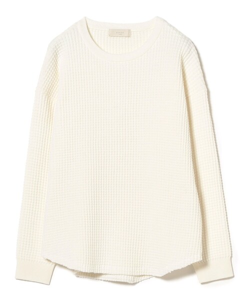 B:MING by BEAMS（ビーミングバイビームス）の「サーマル プルオーバー ニット（ニット/セーター・レディース・ネイビー/オフホワイト/レッド・ONE SIZE）」の16枚目の写真