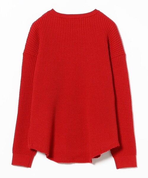 B:MING by BEAMS（ビーミングバイビームス）の「サーマル プルオーバー ニット（ニット/セーター・レディース・ネイビー/オフホワイト/レッド・ONE SIZE）」の20枚目の写真