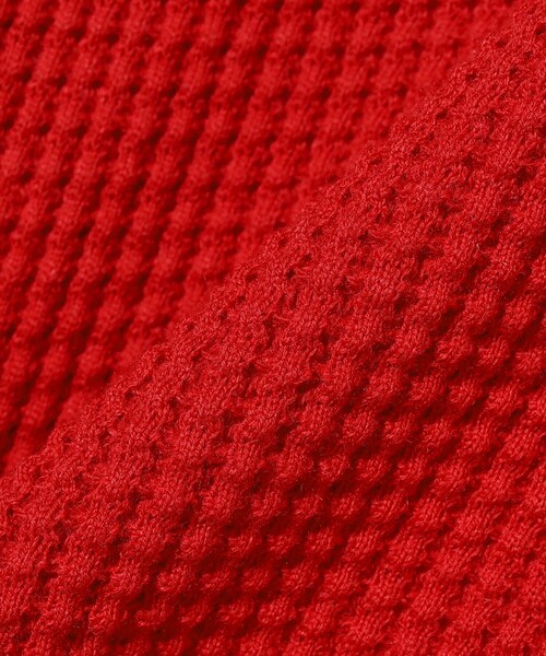 B:MING by BEAMS（ビーミングバイビームス）の「サーマル プルオーバー ニット（ニット/セーター・レディース・ネイビー/オフホワイト/レッド・ONE SIZE）」の21枚目の写真