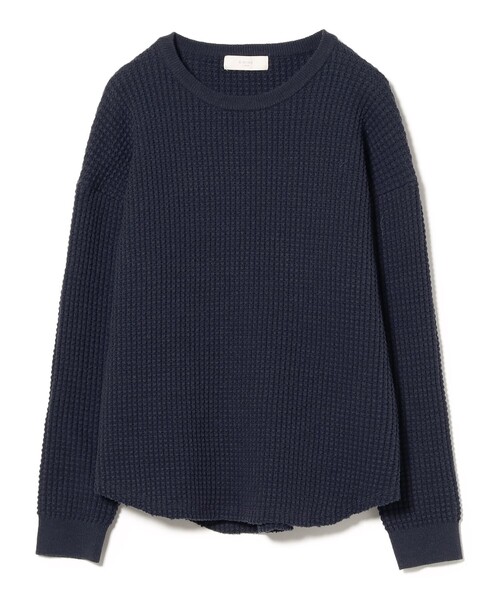 B:MING by BEAMS（ビーミングバイビームス）の「サーマル プルオーバー ニット（ニット/セーター・レディース・ネイビー/オフホワイト/レッド・ONE SIZE）」の22枚目の写真