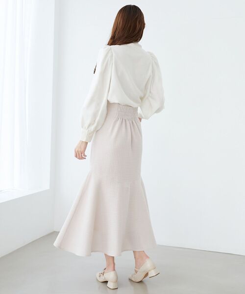 MAJESTIC LEGON（マジェスティックレゴン）の「バリエボウタイブラウス（シャツ/ブラウス・レディース・アイボリー/ブラック系その他/ブラウン系その他2・MEDIUM）」の10枚目の写真