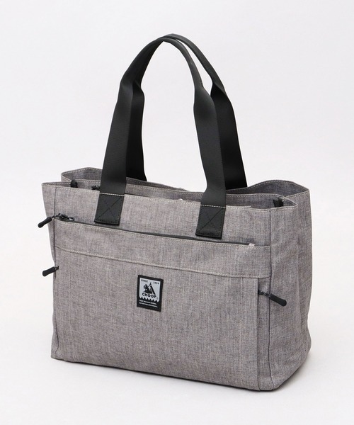 撥水 6ポケット 2層式 トートバッグ A4対応 大きめサイズ