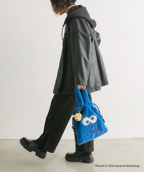 SESAME STREET(セサミストリート)の「【SESAME STREET(セサミストリート)】コラボ巾着バッグ(トートバッグ・レディース・イエロー/レッド/ブルー・FREE)」の16枚目の写真
