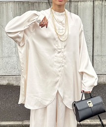 INTERPLAY | 【INTERPLAY x AYA】Satin Shirt(シャツ/ブラウス)