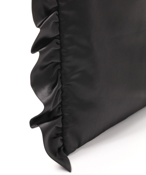 LAKOLE（ラコレ）の「サテンフリルトートバッグ / 208424（トートバッグ・レディース・ブラック/ピンク/ライトグレー・FREE）」の11枚目の写真