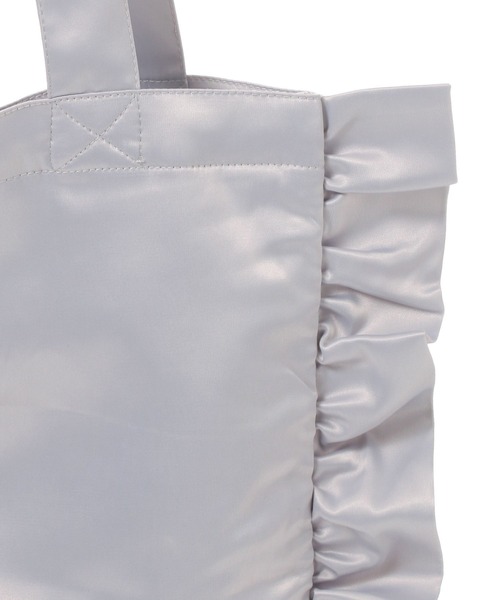 LAKOLE（ラコレ）の「サテンフリルトートバッグ / 208424（トートバッグ・レディース・ブラック/ピンク/ライトグレー・FREE）」の14枚目の写真