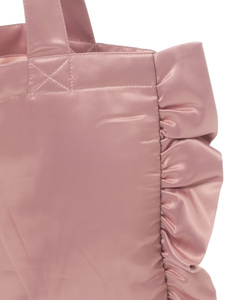 LAKOLE（ラコレ）の「サテンフリルトートバッグ / 208424（トートバッグ・レディース・ブラック/ピンク/ライトグレー・FREE）」の15枚目の写真