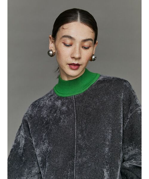 セール】VELOUR HIGHNECK TOP / ベロアハイネックトップ（ニット 