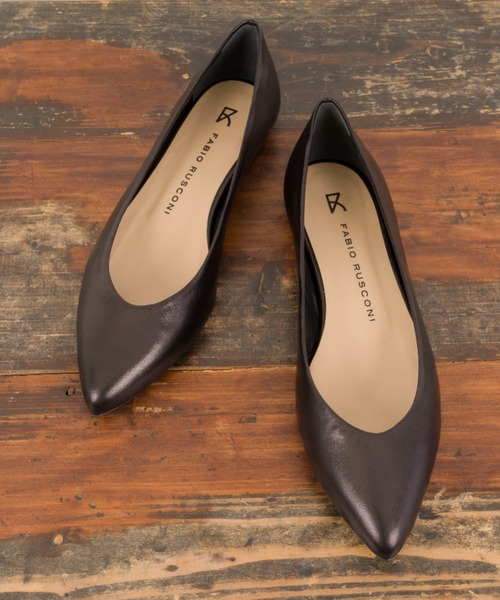 FABIO RUSCONI（ファビオルスコーニ）の「【FABIO RUSCONI/ファビオルスコーニ】パンプス　バレエシューズ　本革（パンプス・レディース・ブラック/シルバー・36/37/38/39）」の17枚目の写真