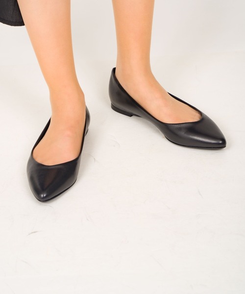 FABIO RUSCONI（ファビオルスコーニ）の「【FABIO RUSCONI/ファビオルスコーニ】パンプス　バレエシューズ　本革（パンプス・レディース・ブラック/シルバー・36/37/38/39）」の21枚目の写真