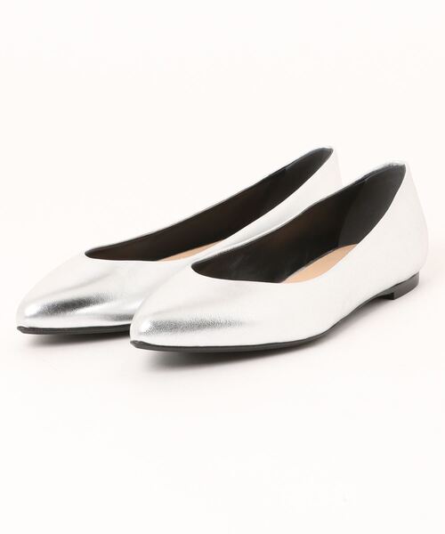 FABIO RUSCONI（ファビオルスコーニ）の「【FABIO RUSCONI/ファビオルスコーニ】パンプス　バレエシューズ　本革（パンプス・レディース・ブラック/シルバー・36/37/38/39）」の6枚目の写真