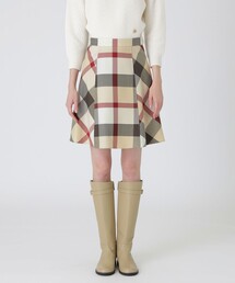 クレストブリッジチェッククロッシングビエラスカート