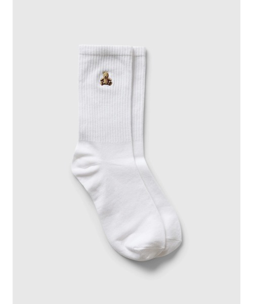 GAP（ギャップ）の「ブラナンベアクルーソックス（ソックス/靴下・レディース・ホワイト/ブラック/ネイビー・S/M/M/L）」の2枚目の写真