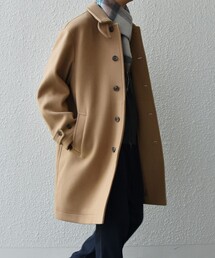 SHIPS any（シップス エニィ）の「SHIPS any: PURE WOOL MELTON ステンカラー コート ◇（ステンカラーコート・メンズ）」