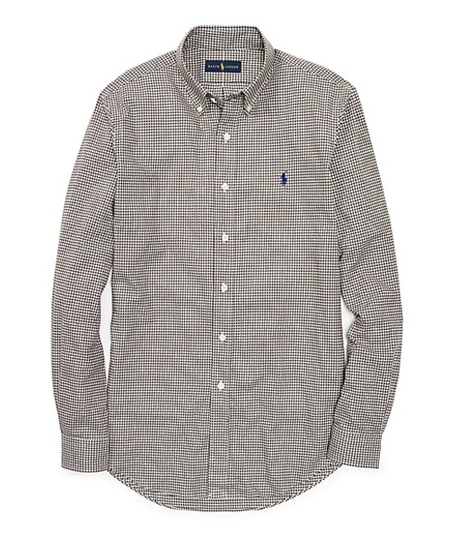 POLO RALPH LAUREN（ポロ ラルフ ローレン）の「ギンガム コットンツイル シャツ（シャツ/ブラウス・メンズ・ブラウン系3/オレンジ系その他/ブルー系その他/グリーン系その他・X-SMALL/LARGE/SMALL/MEDIUM/X-LARGE/XX-LARGE）」の2枚目の写真