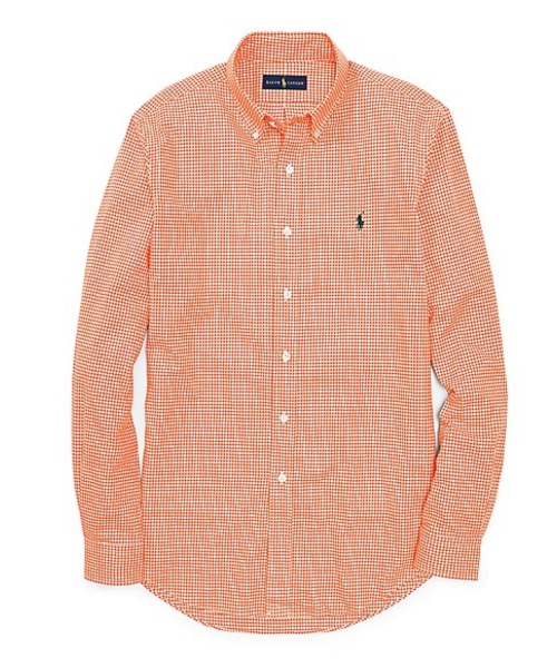 POLO RALPH LAUREN（ポロ ラルフ ローレン）の「ギンガム コットンツイル シャツ（シャツ/ブラウス・メンズ・ブラウン系3/オレンジ系その他/ブルー系その他/グリーン系その他・X-SMALL/LARGE/SMALL/MEDIUM/X-LARGE/XX-LARGE）」の4枚目の写真
