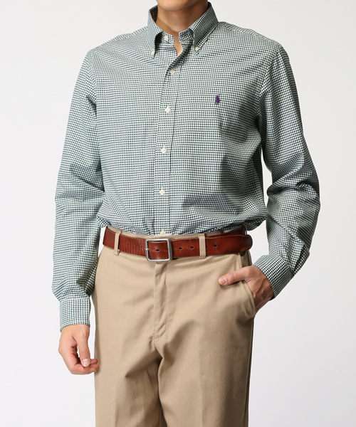POLO RALPH LAUREN（ポロ ラルフ ローレン）の「ギンガム コットンツイル シャツ（シャツ/ブラウス・メンズ・ブラウン系3/オレンジ系その他/ブルー系その他/グリーン系その他・X-SMALL/LARGE/SMALL/MEDIUM/X-LARGE/XX-LARGE）」の8枚目の写真