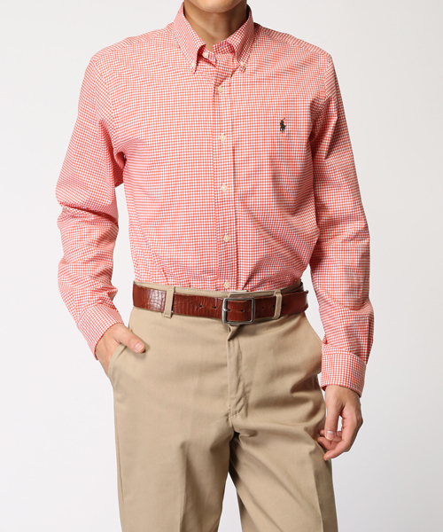 POLO RALPH LAUREN（ポロ ラルフ ローレン）の「ギンガム コットンツイル シャツ（シャツ/ブラウス・メンズ・ブラウン系3/オレンジ系その他/ブルー系その他/グリーン系その他・X-SMALL/LARGE/SMALL/MEDIUM/X-LARGE/XX-LARGE）」の11枚目の写真