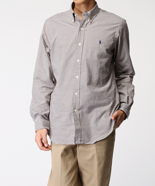 POLO RALPH LAUREN（ポロ ラルフ ローレン）の「ギンガム コットンツイル シャツ（シャツ/ブラウス・メンズ・ブラウン系3/オレンジ系その他/ブルー系その他/グリーン系その他・X-SMALL/LARGE/SMALL/MEDIUM/X-LARGE/XX-LARGE）」の13枚目の写真