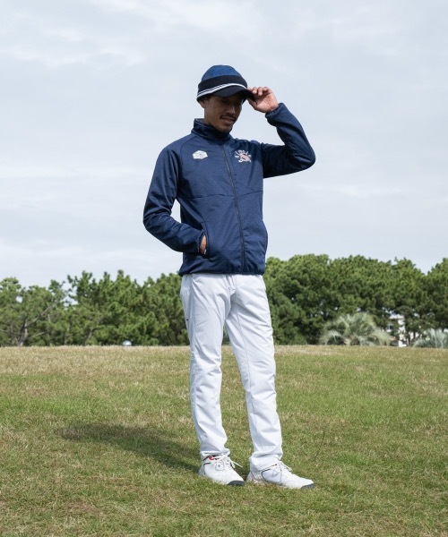 LEONARD⭐︎ ネイビーブルゾン、ゴルフウェア、38 セール】【FILAGOLF/フィラゴルフ】高周波キルト3層ボンディング