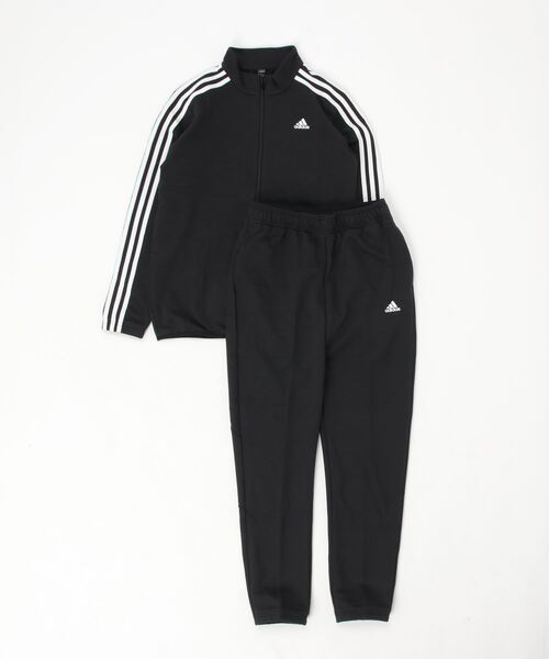 adidas（アディダス）の「アディダス adidas アディダス エッセンシャルズ フレンチテリー トラックスーツ(ジャージセットアップ)（ジャージ・キッズ・コバルトブルー/ブラック/アーミー・110cm/120cm/130cm/140cm/150cm/160cm）」の2枚目の写真